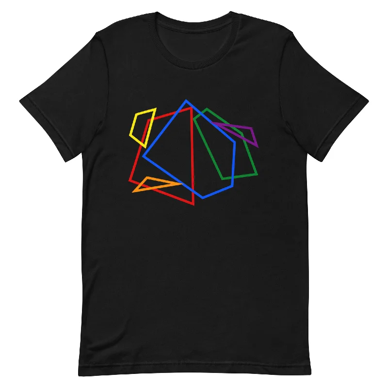 LGBTQ Pride T-Shirt - Geometric Lines - Unisex