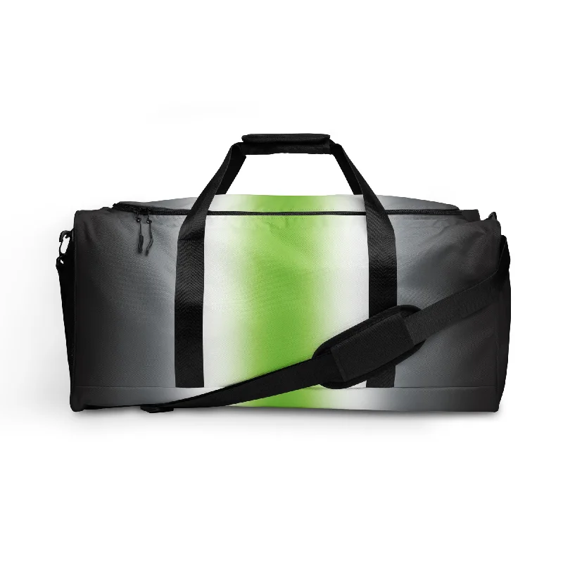 Agender Pride Duffel Bag in Ombre