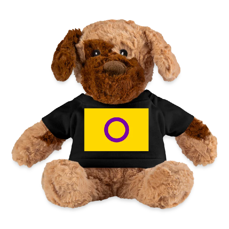 Intersex Pride Flag Plush Dog Stuffed Animal
