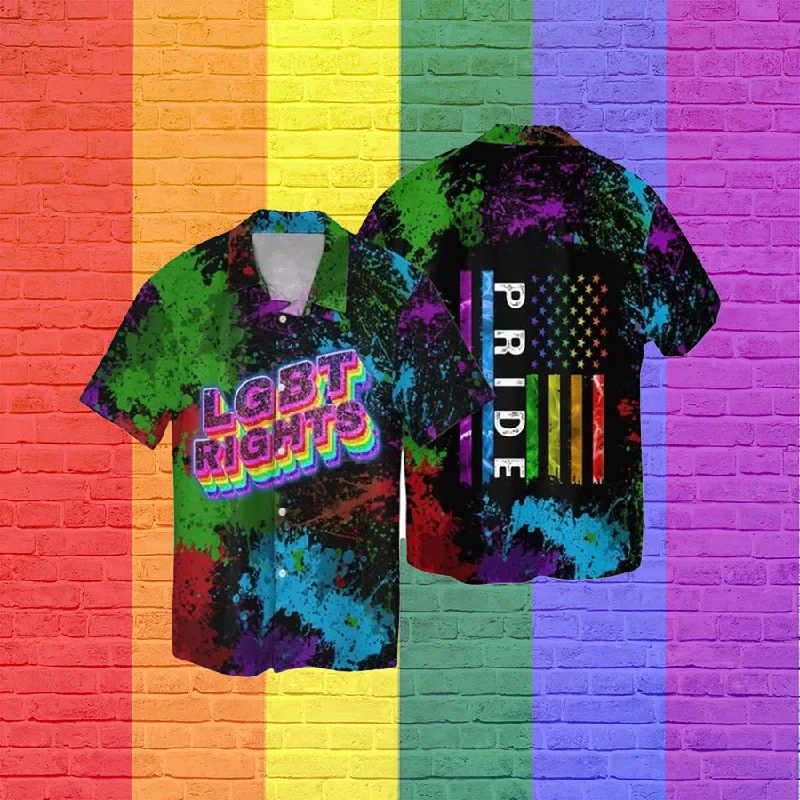 Lgbt Hawaii Shirts For Men, Women, Lgbt Couples Hawaiian Shirts, Rainbow Pride Clothing For Ally, Pride Month Shirts Lgbt Hawaii Shirts For Men, Women, Lgbt Couples Hawaiian Shirts, Rainbow Pride Clothing For Ally, Pride Month Shirts