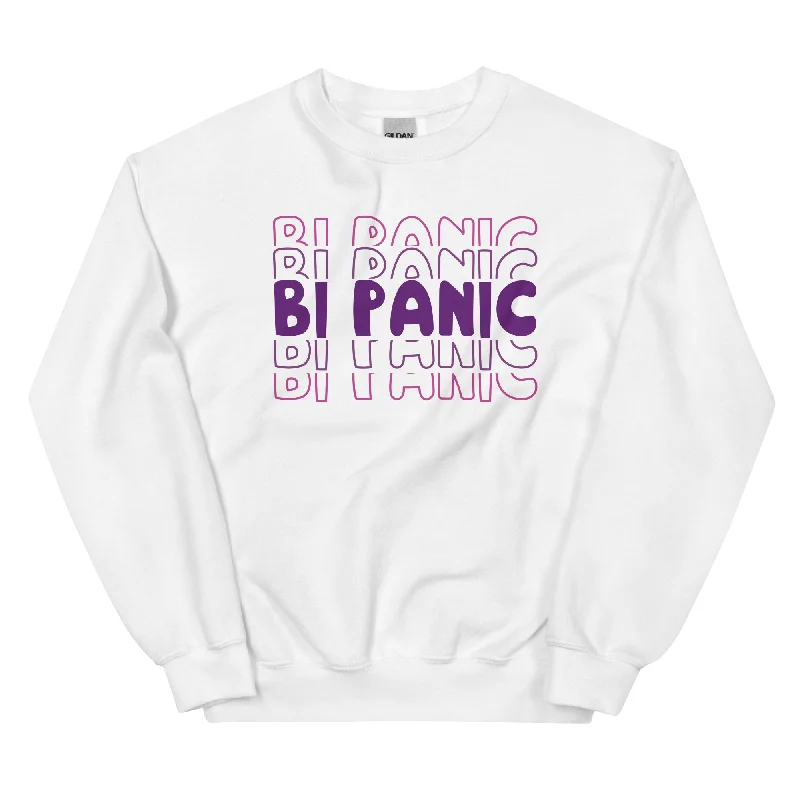 Comfortable hoodies for pride festival attendees--BI PANIC Unisex Sweat Shirt