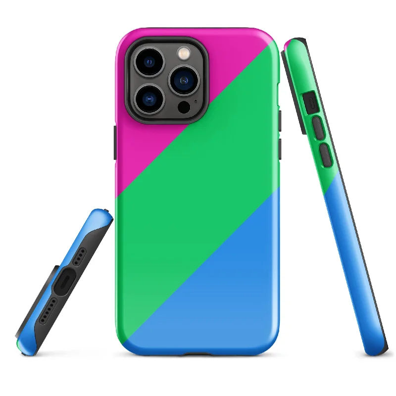 Polysexual Poly Pride Tough Cell Phone Case for Apple iPhone