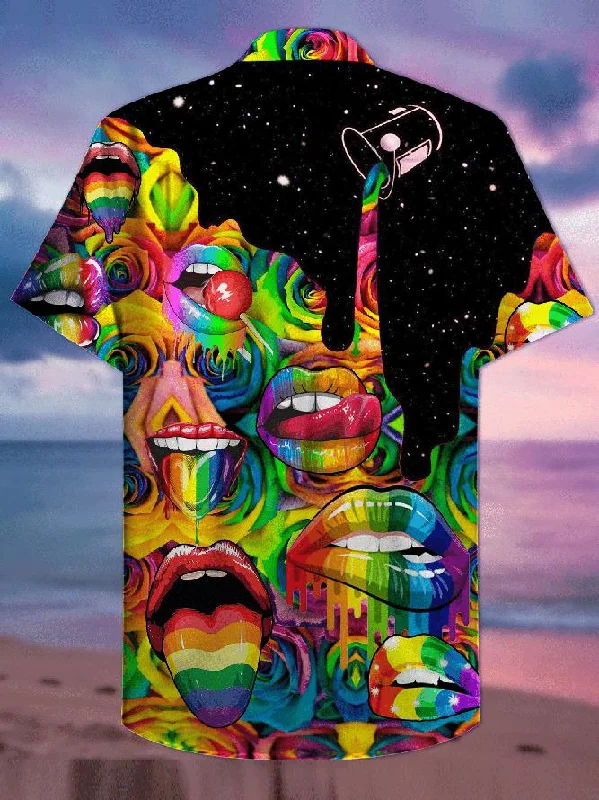 Candy Lips Lgbt Hawaiian Shirt For Gay And Lesbian Women, Hawaiian Shirts Gay, Women Hawaiian Shirts Candy Lips Lgbt Hawaiian Shirt For Gay And Lesbian Women, Hawaiian Shirts Gay, Women Hawaiian Shirts