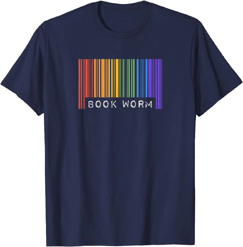 Pride Month T Shirt Book Worm, Gay Pride Flag Barcode Queer Shirt, Rainbow LGBTQ T-Shirt Pride Month T Shirt Book Worm, Gay Pride Flag Barcode Queer Shirt, Rainbow LGBTQ T-Shirt