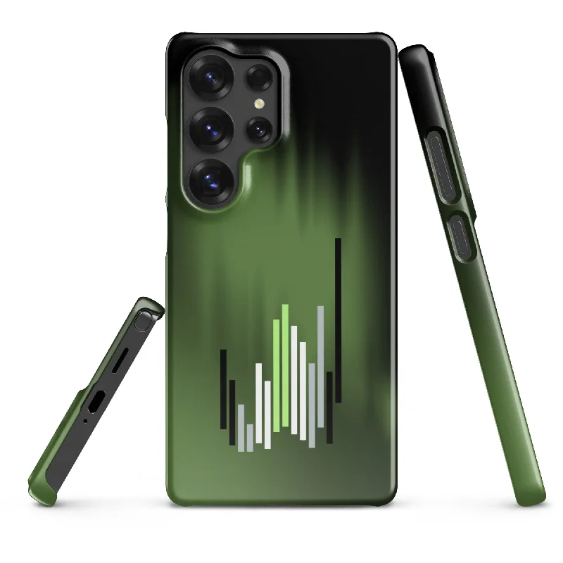 Striped Agender Pride Samsung® Fitted Shell