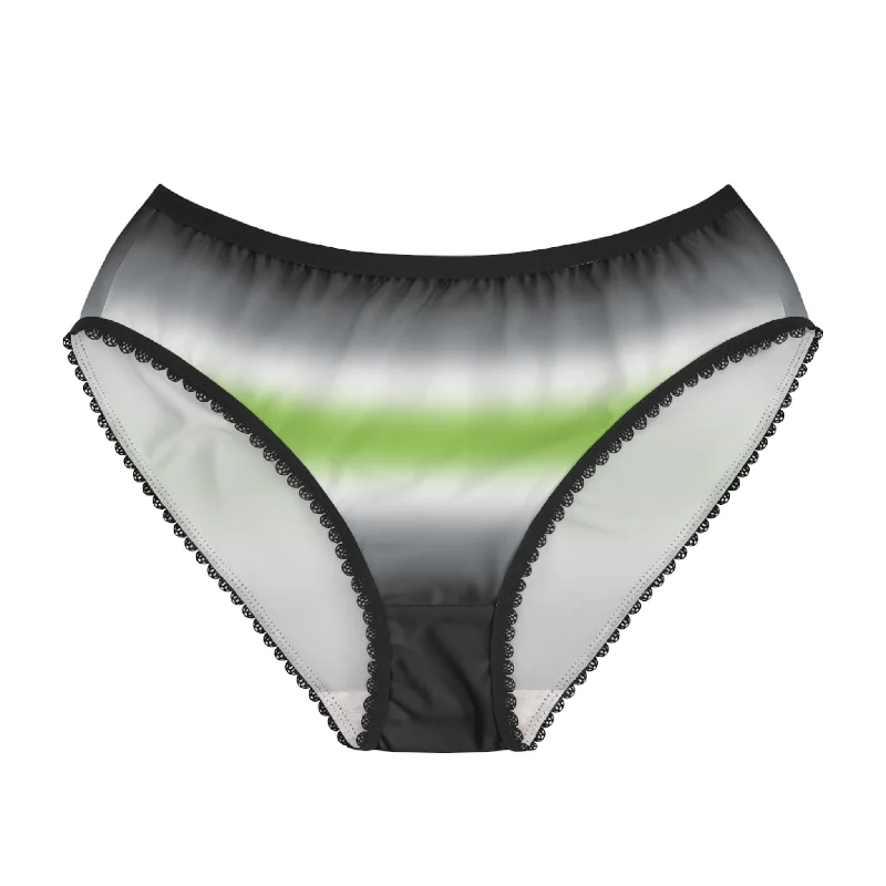 Agender Pride Women's Panties Bikini Briefs