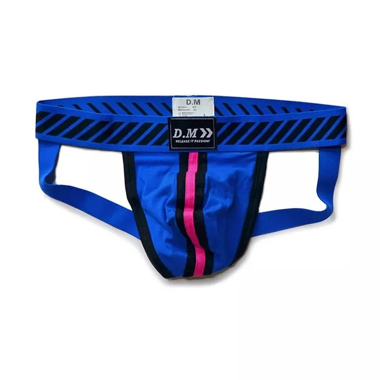 DM Men's Racing Stripe Jockstrap