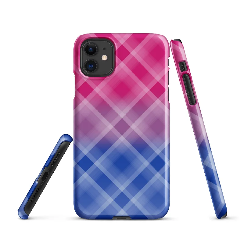 Tartan Bi Pride iPhone® Case