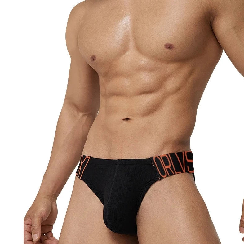 ORLVS Men's Ribbed Briefs