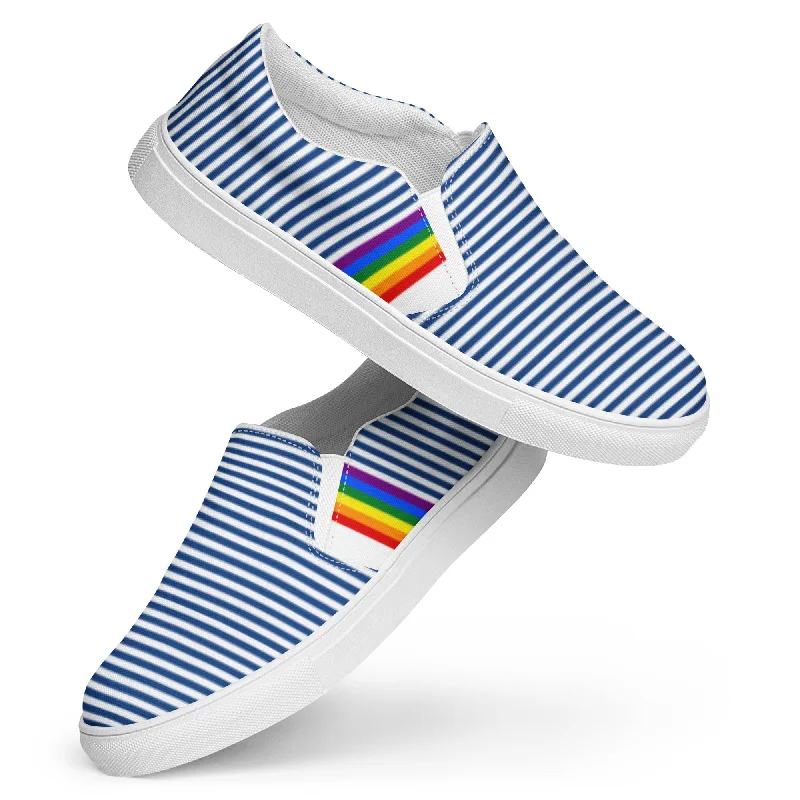 Gay Pride Slip-on Shoes - Women