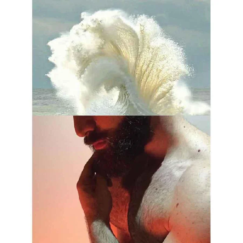 Naro Pinosa Wave Beard Man Postcard