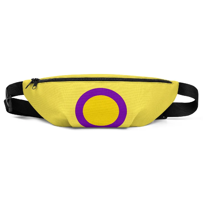 Intersex Pride Crossbody Fanny Pack - Circle