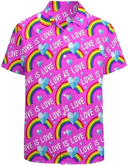 Love Is Love Pride Hawaii Shirts For Gay Man, Lesbian Love Hawaiian Shirt, Gift For Lgbtq Pride Month Love Is Love Pride Hawaii Shirts For Gay Man, Lesbian Love Hawaiian Shirt, Gift For Lgbtq Pride Month