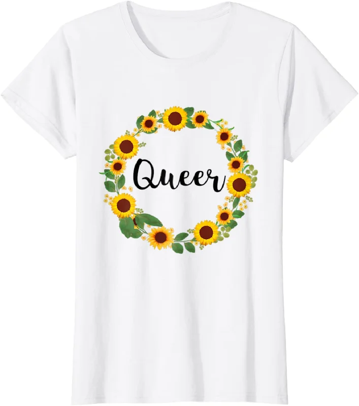 Queer T Shirt, Sunflower Pride Months Shirt, Ally Shirt