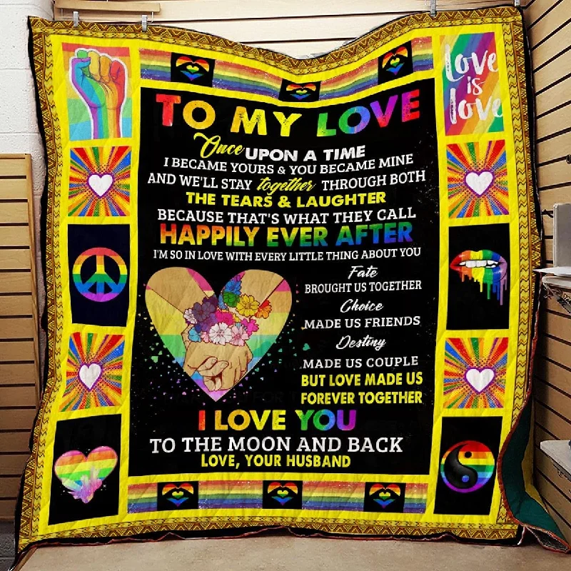 To My Love Blankets For Gays Lesbians Couples Blankets Gay Lovers Lesbian Lovers Gifts, Pride Blanket To My Love Blankets For Gays Lesbians Couples Blankets Gay Lovers Lesbian Lovers Gifts, Pride Blanket