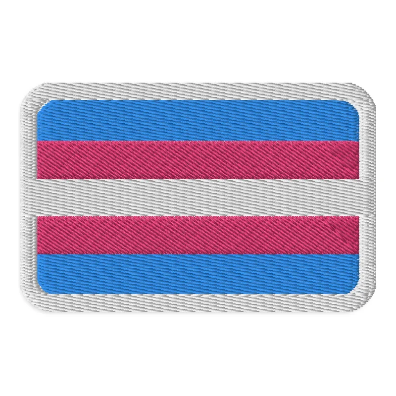 Transgender Trans Pride Flag Embroidered Patch