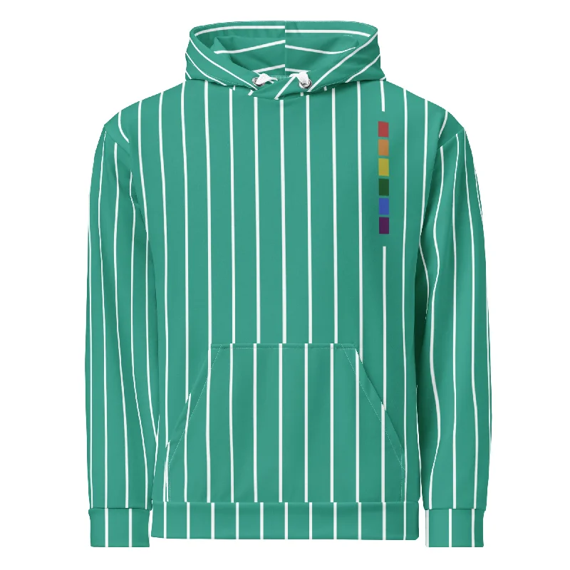 Hoodies with bold queer pride graphic designs--Gay Hooded Pullover