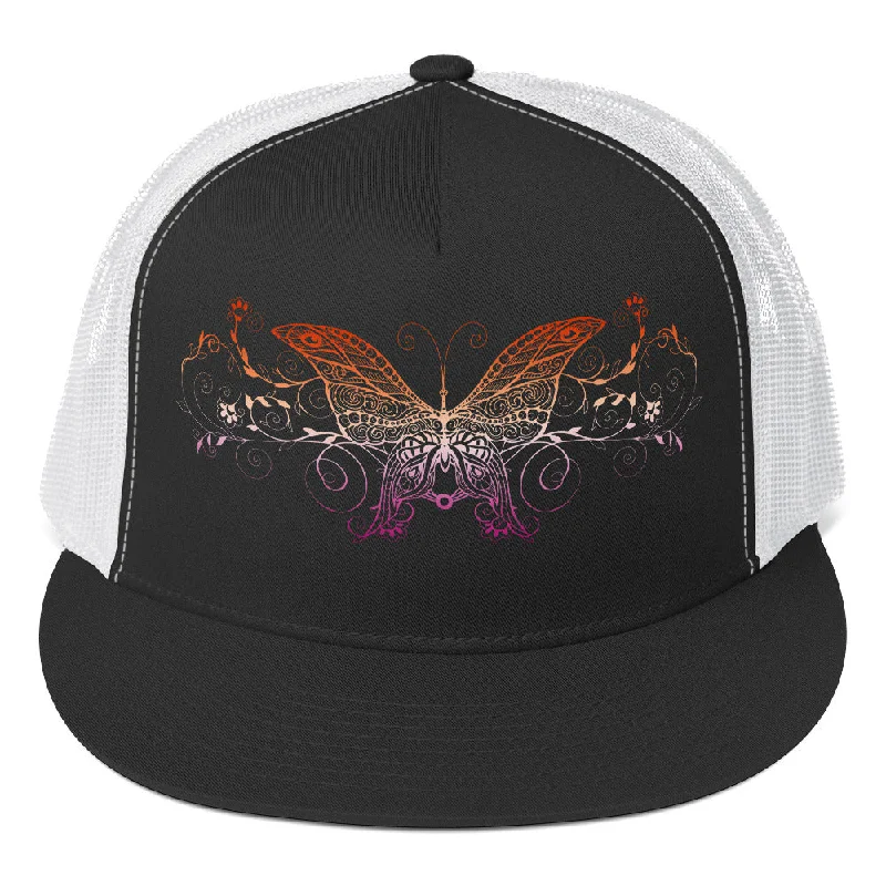 Lesbian Butterfly Trucker Cap