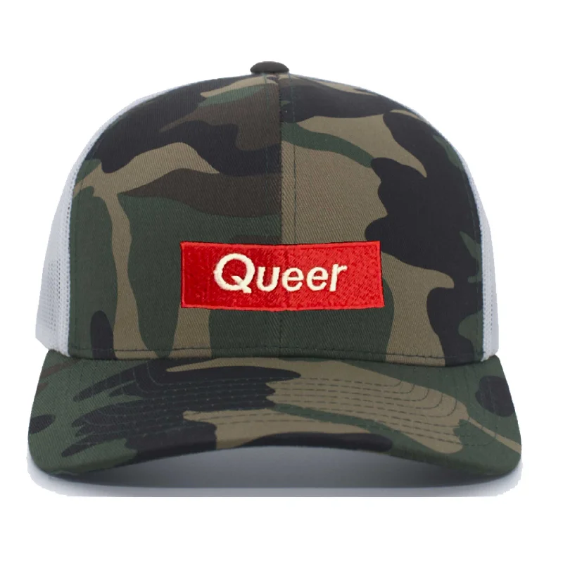 Queer Camo Mesh Snapback - Trevor Project