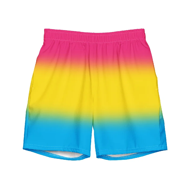 Pansexual Pan Pride Men's Style Swim Trunks - Ombre