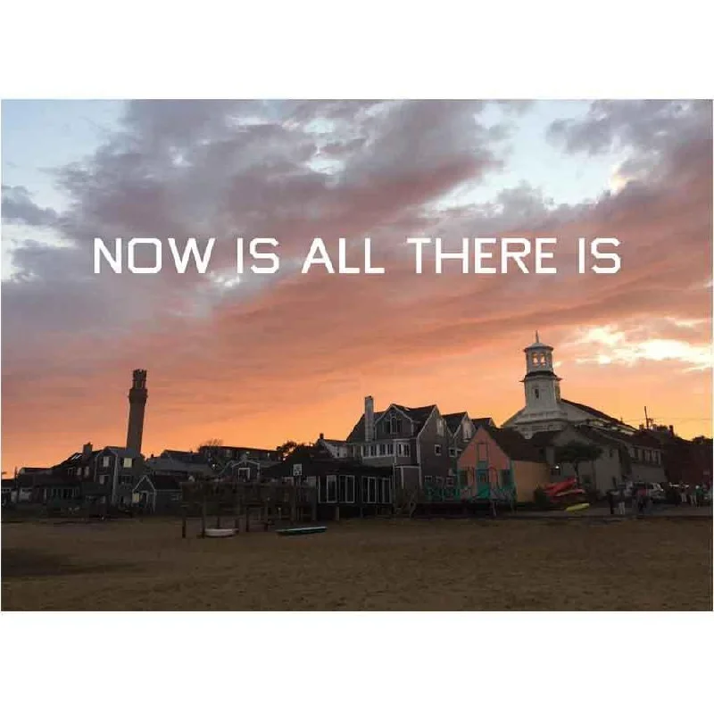 Now Is All There Is - Johnson Street Beach Postcard
