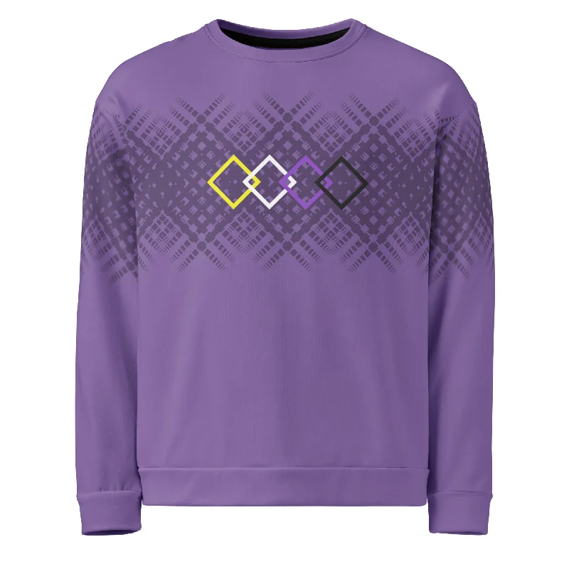 Best hoodies for pride ally support gifts--Non-Binary Pride Sweater