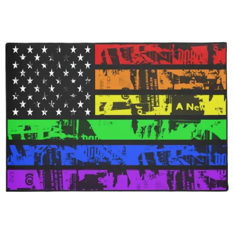 Lgbt Gay Pride Doormat, Lgbt Home Decorative Welcome Doormat