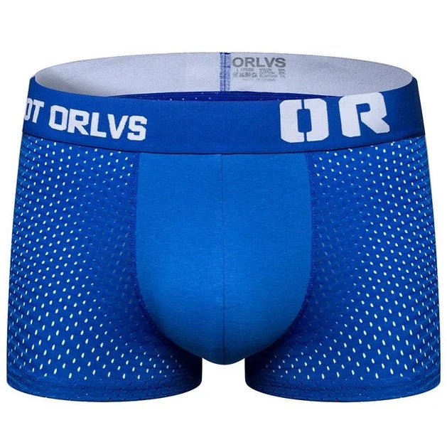 ORLVS Men's  Breathable Mesh Boxer Briefs