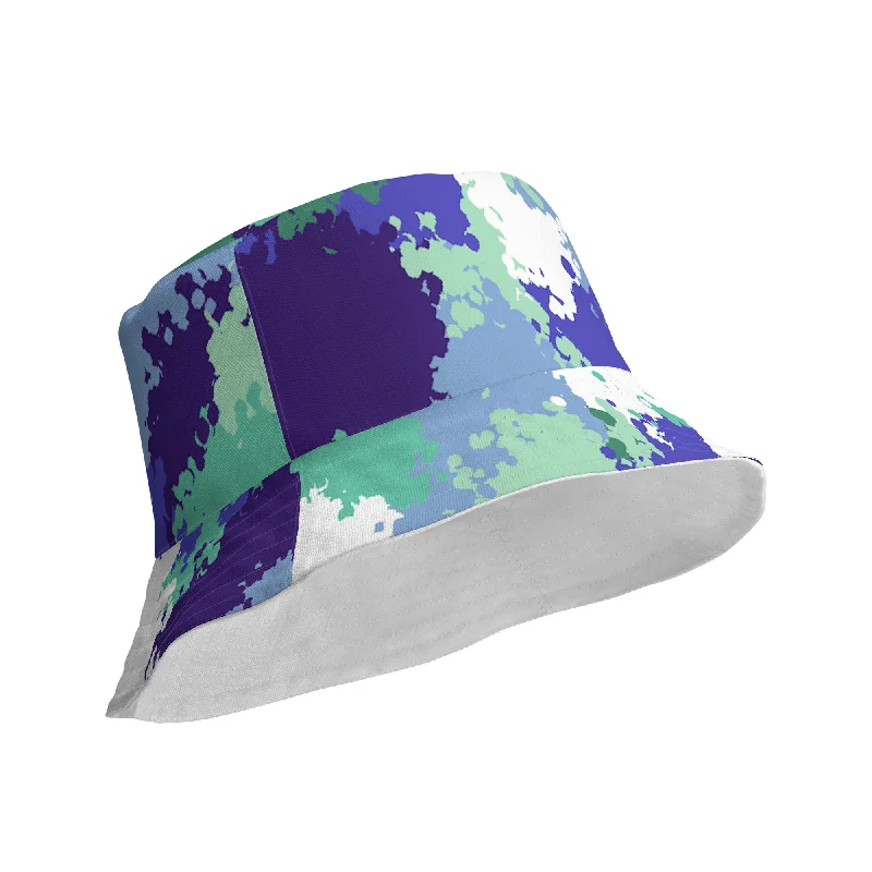 Gay MLM Vincian Pride Reversible Bucket Hat - Camo