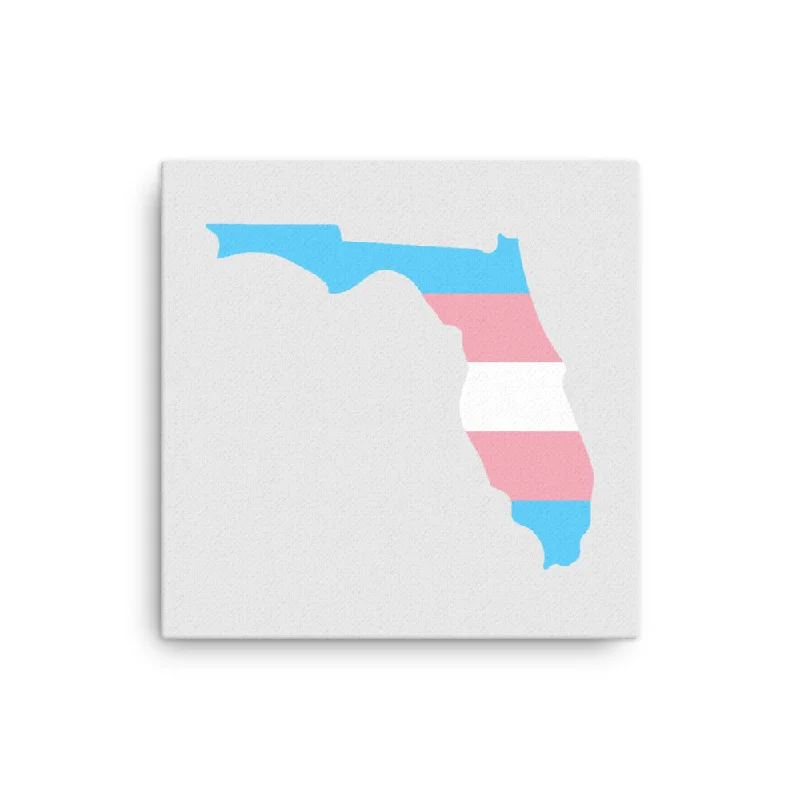 Florida Transgender Trans Pride Canvas Wall Art