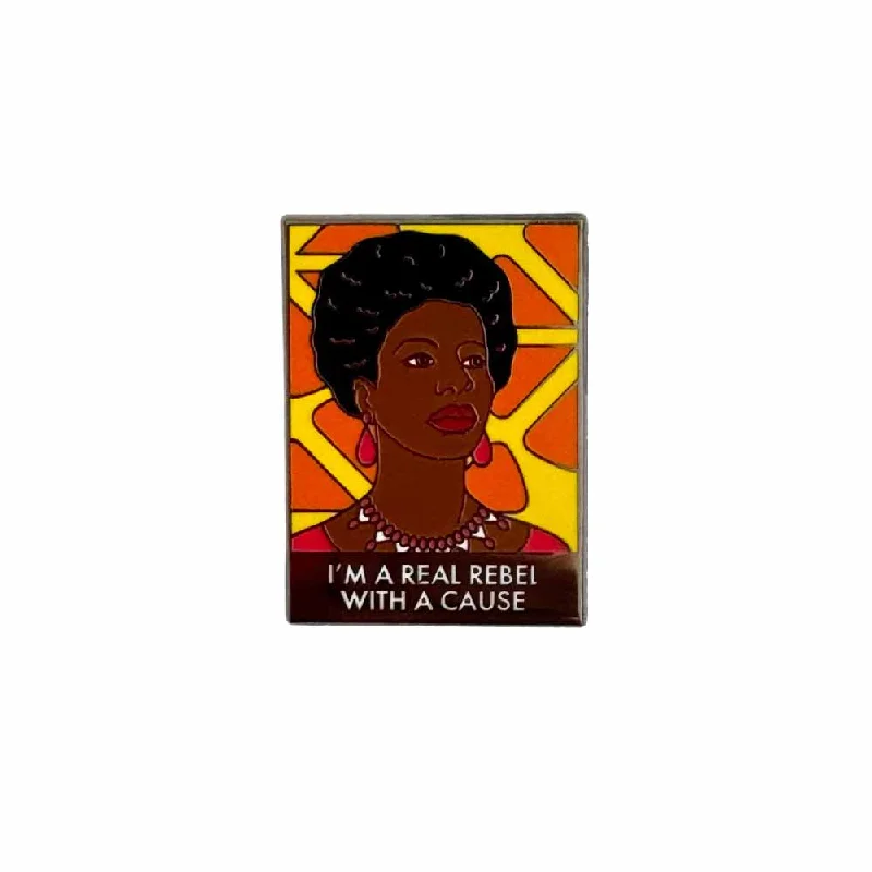 Nina Simone I'm a real rebel Enamel Pin