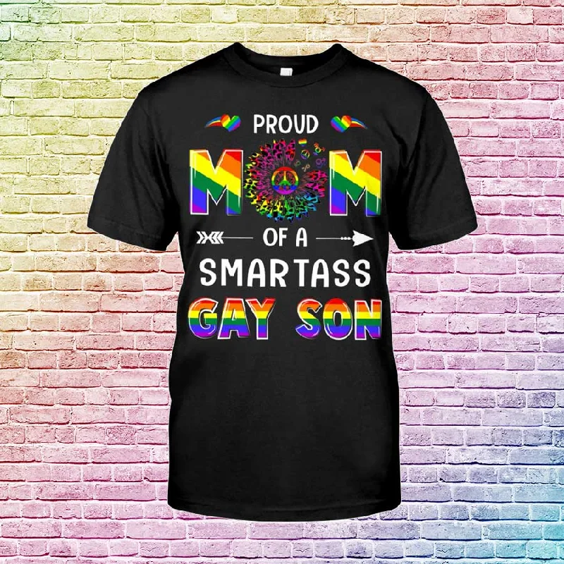 Proud Mom Of A Gay Son, Proud Mom Rainbow Shirt, Gift For Gay Son