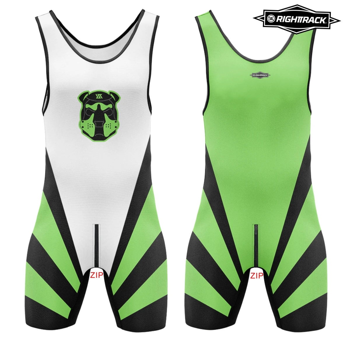 Flash Puppy Wrestling Singlet – Zipper Edition