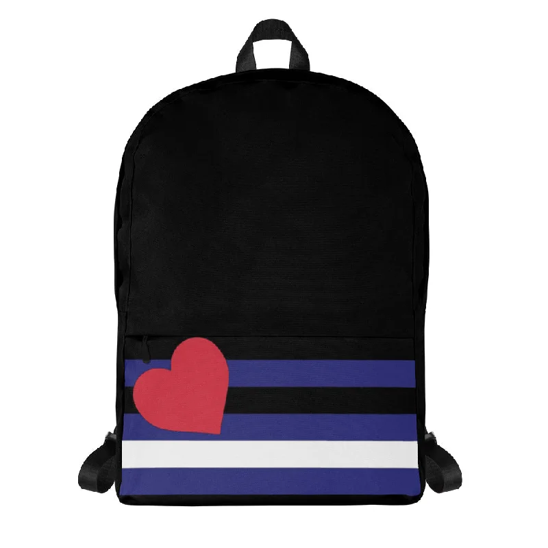 Leather Pride Flag Backpack