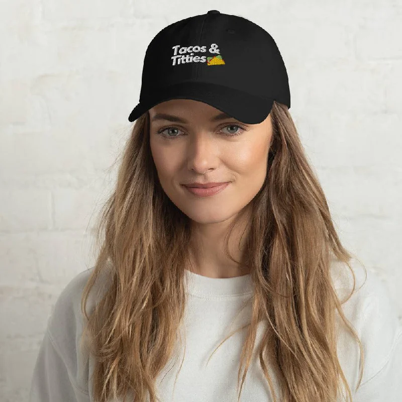 Tacos & Titties Lesbian Pride Dad hat