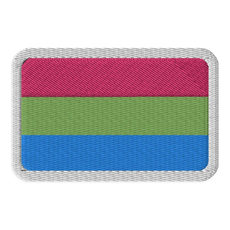 Polysexual Pride Flag Embroidered Patch