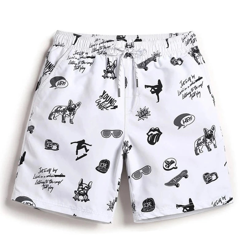 Vacation Doodle Board Shorts