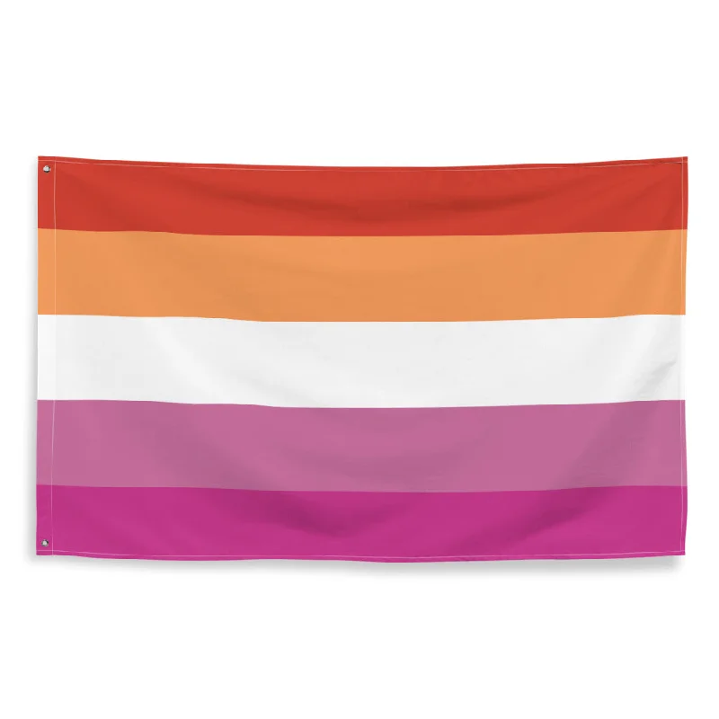 Lesbian Single-Sided Flag