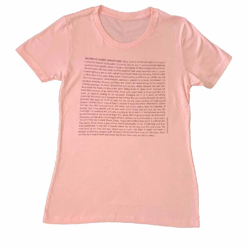 Army Of Lovers Femme Fit T-Shirt - Leslie-Lohman Museum