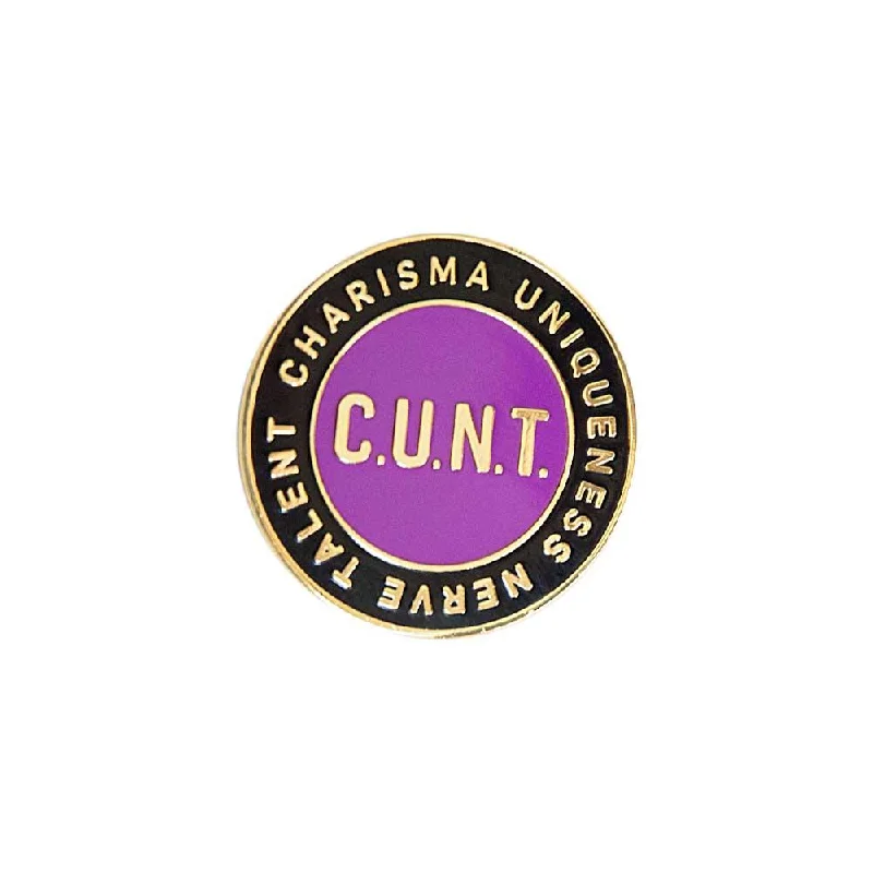 C.U.N.T. Pin