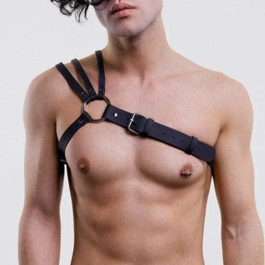 Men's Three-Strap Gladiator Chest Harness