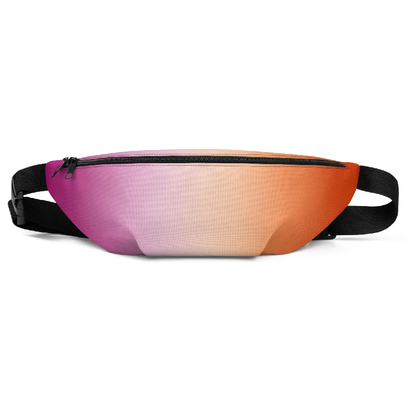 Lesbian Pride Crossbody Fanny Pack - Ombre