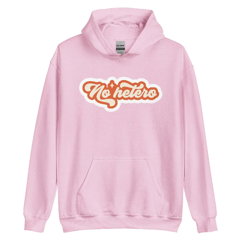 Pride-themed sweatshirts with empowering quotes--No hetero Unisex Sweat Shirt