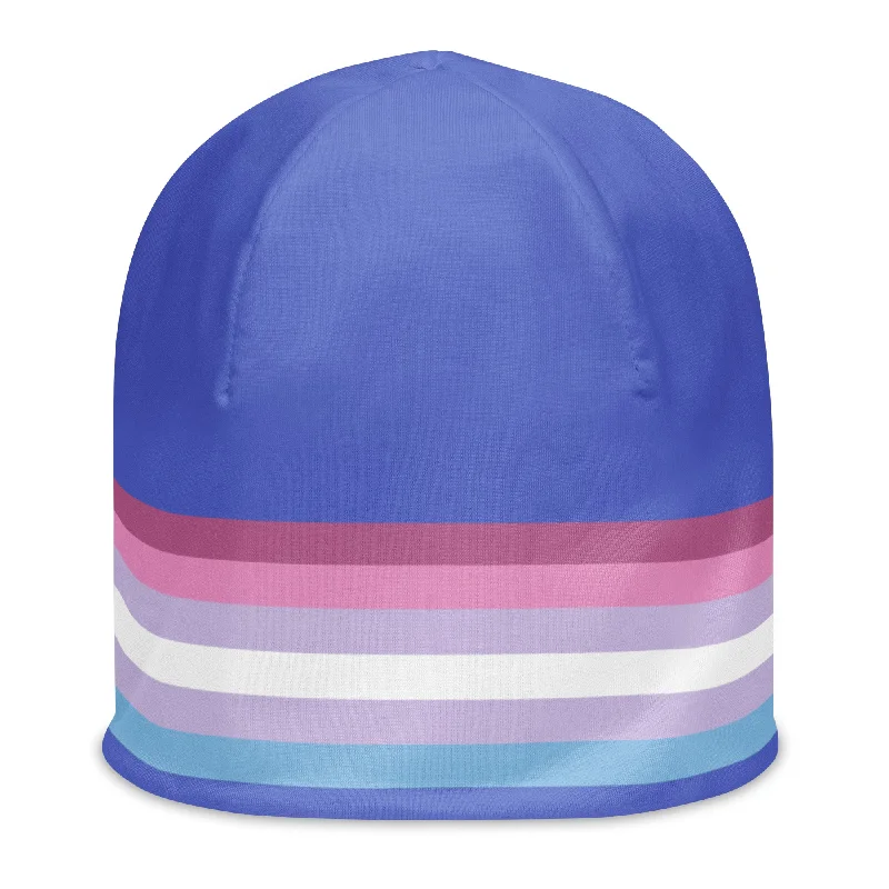 Bigender Pride Flag Beanie