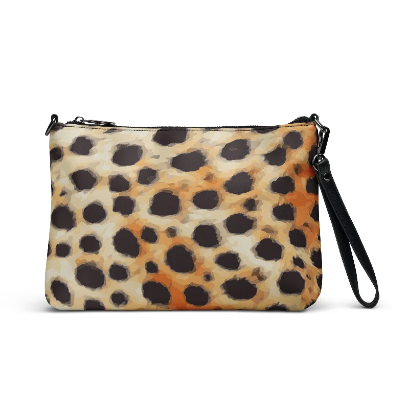 Abstract Cheetah Print Purse Handbag