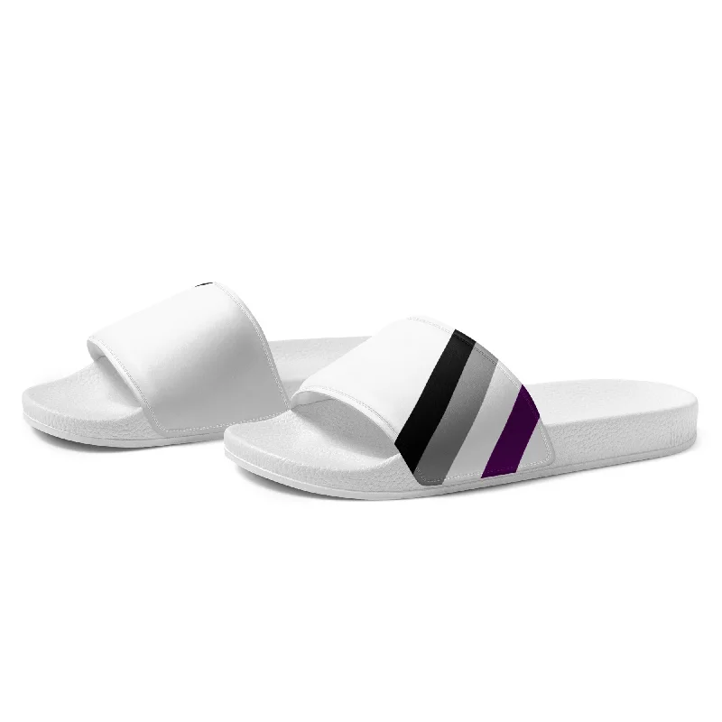 Asexual Diagonal Flag Colors LGBTQ+ Women's Slides