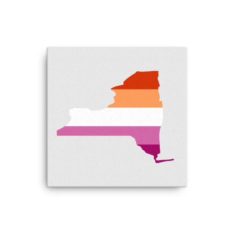 New York Lesbian Pride Canvas Wall Art
