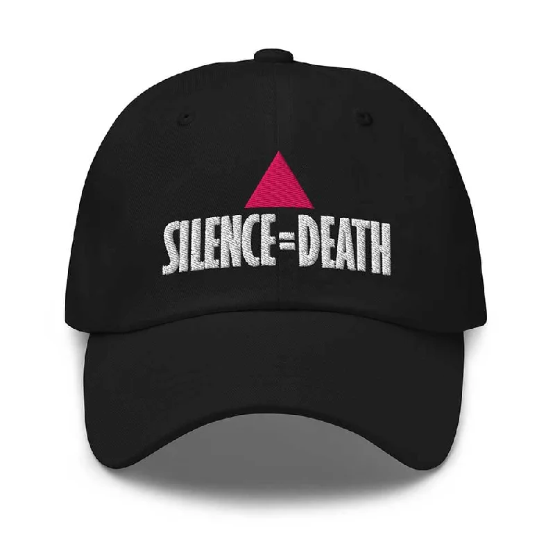 Silence = Death Dad Hat - Ali Forney Center