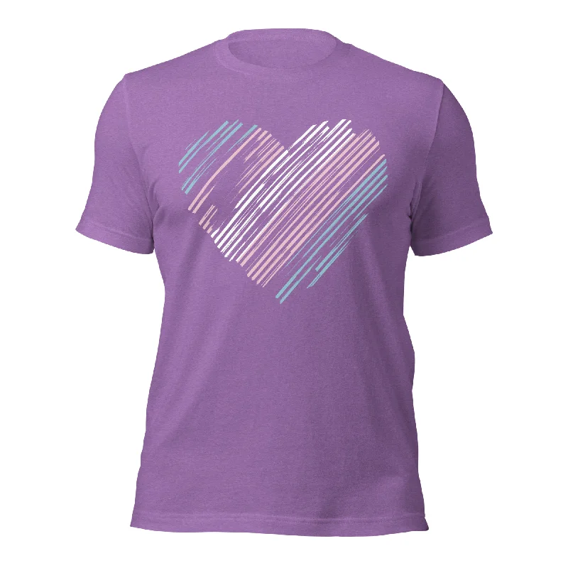 Graphic pride t-shirts with glitter rainbow accents--Inclusive Versatile Transgender Crewneck Graphic pride t-shirts with glitter rainbow accents--Inclusive Versatile Transgender Crewneck