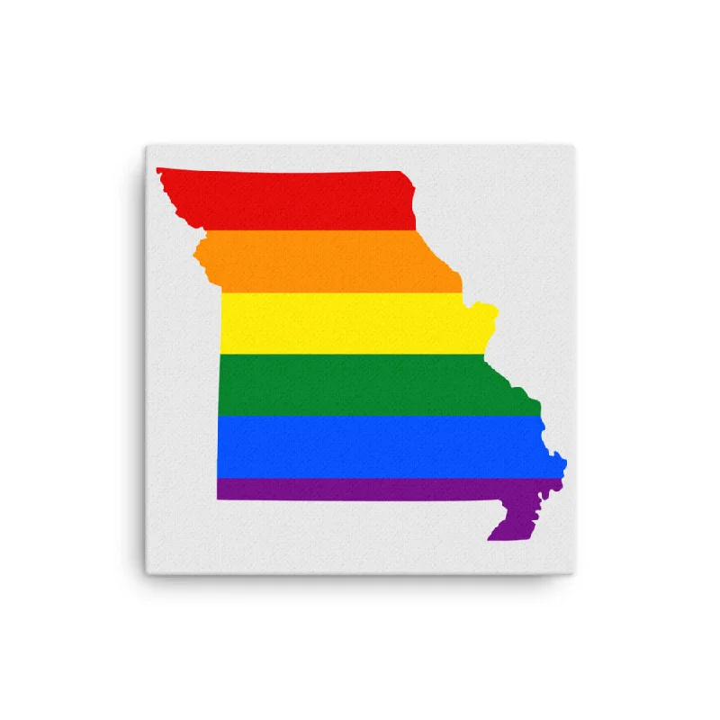 Missouri LGBTQ Pride Canvas Wall Art